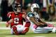 ATLANTA, GA - OCTOBER 07: Quarterback Matt Ryan #2 of the Atlanta Falcons looks on after being tackled by outside linebacker Quinton Coples #98 of the New York Jets during their game at the Georgia Dome on October 7, 2013 in Atlanta, Georgia. (Photo by Kevin C. Cox/Getty Images)