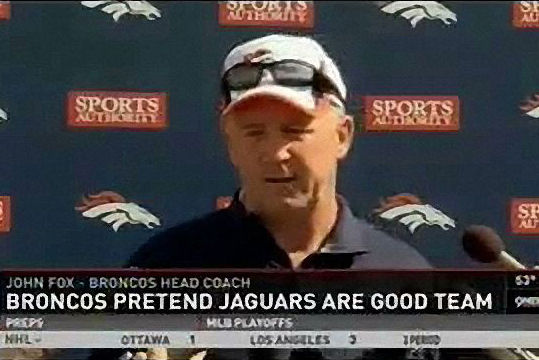 Denver TV Station Graphic Says How the Broncos Really Feel About the Jaguars
