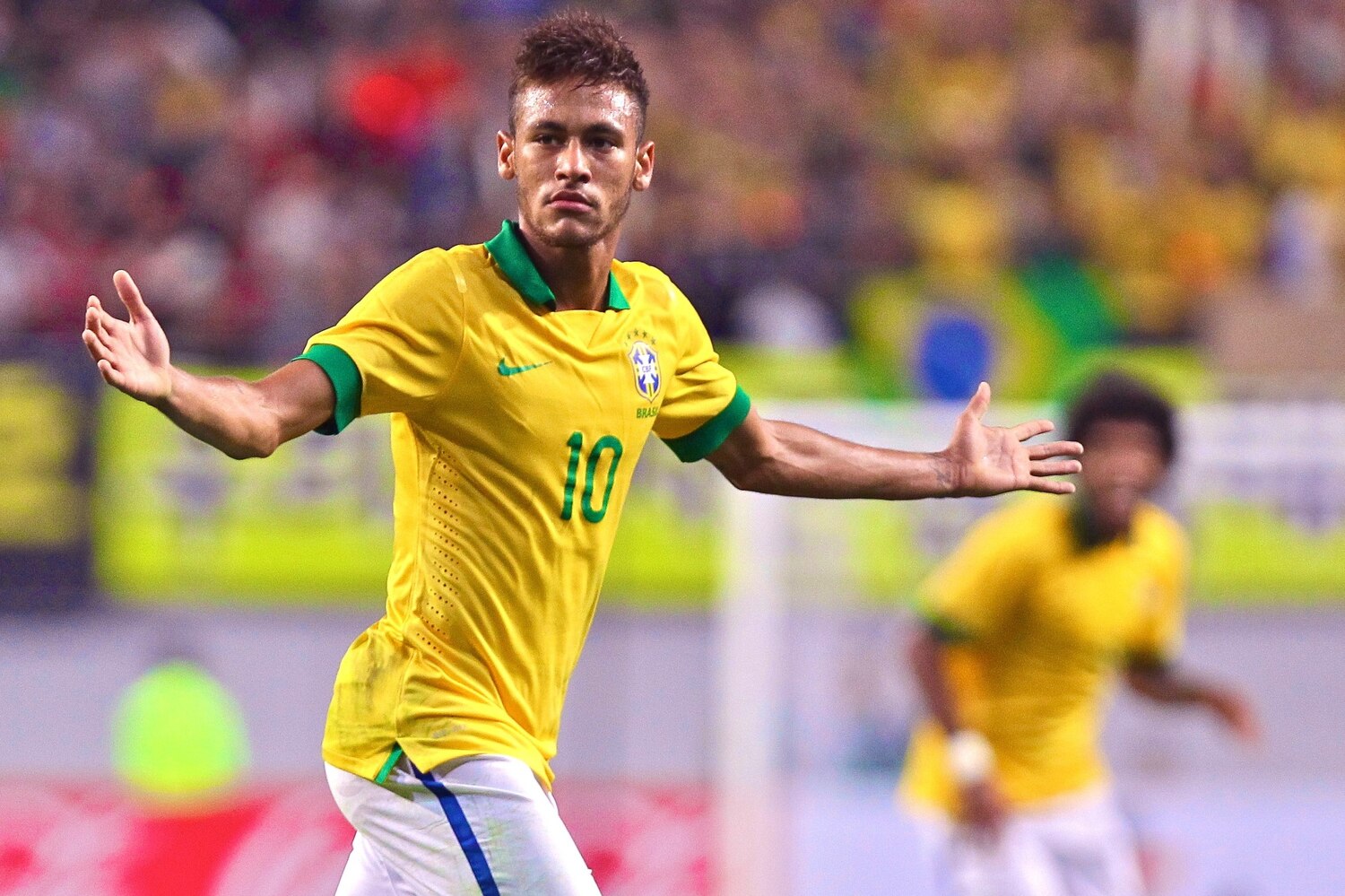 GIF of Neymar's FreeKick Goal for Brazil Against South Korea