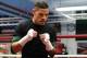 NEW YORK, NY - SEPTEMBER 24: Orlando Cruz works out during a training session for his upcoming fight against Orlando 'Siri' Salido at Mendez Boxing Gym on September 24, 2013 in New York City. (Photo by Maddie Meyer/Getty Images)