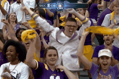 LSU Fan Is Super Excited the Tigers Won