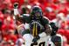 ATHENS, GA - OCTOBER 12: Henry Josey #20 of the Missouri Tigers celebrates his touchdown against the Georgia Bulldogs with Justin Britt #68 at Sanford Stadium on October 12, 2013 in Athens, Georgia. (Photo by Kevin C. Cox/Getty Images)