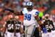 Aug 15, 2013; Cleveland, OH, USA; Detroit Lions defensive tackle Nick Fairley (98) during a preseason game against the Cleveland Browns at FirstEnergy Stadium. Mandatory Credit: Andrew Weber-USA TODAY Sports