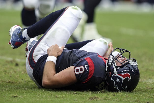 Cushing Calls Fans Cheering Schaub Injury 'Barbaric'