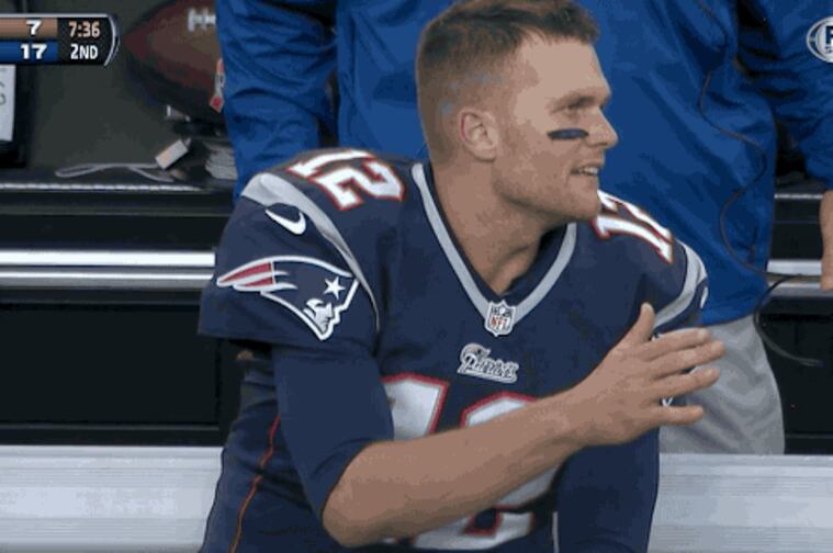 Patriots' Julian Edelman Leaves Tom Brady Hanging on Bench