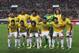 SEOUL, SOUTH KOREA - OCTOBER 12: Brazil team pose during the international friendly match between South Korea and Brazil at the Sangam World Cup Stadium on October 12, 2013 in Seoul, South Korea. (Photo by Chung Sung-Jun/Getty Images)