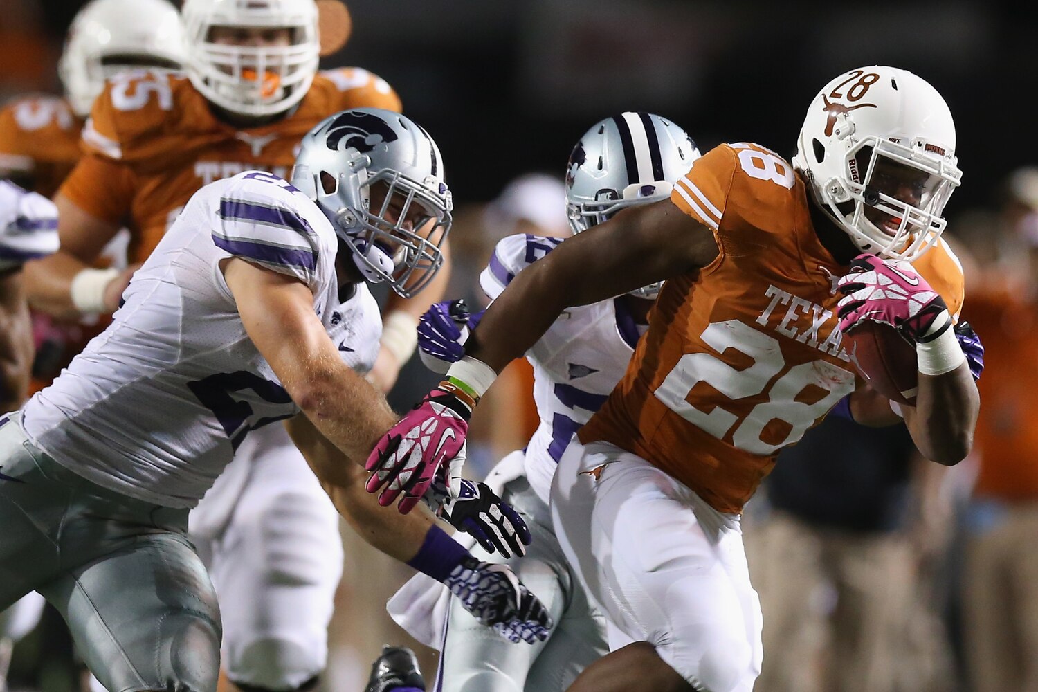 Texas Football Malcolm Brown Holds the Keys to Big 12 Title for the
