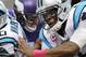MINNEAPOLIS, MN - OCTOBER 13: Cam Newton #1 of the Carolina Panthers carries the ball during the second quarter of the game against the Minnesota Vikings on October 13, 2013 at Mall of America Field at the Hubert H. Humphrey Metrodome in Minneapolis, Minnesota. The Panthers defeated the Vikings 35-10. (Photo by Hannah Foslien/Getty Images)