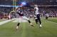 FOXBORO, MA - OCTOBER 13: Wide receiver Kenbrell Thompkins #85 of the New England Patriots catches the game winning touchdown in front of cornerback Jabari Greer #33 of the New Orleans Saints in the closing seconds of the Patriots 30-27 win at Gillette Stadium on October 13, 2013 in Foxboro, Massachusetts. (Photo by Rob Carr/Getty Images)