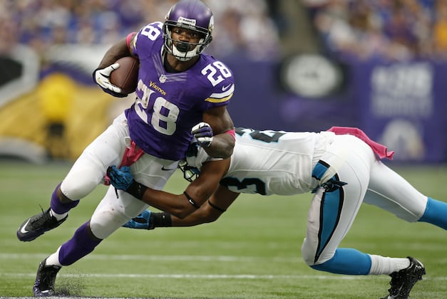 Carolina Focused on Stopping Peterson