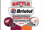 Logo Unveiled for College Football's 'Battle at Bristol'