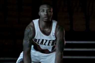 Blazers G Damian Lillard Appears in NBA's New