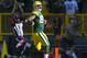 Oct 6, 2013; Green Bay, WI, USA; Green Bay Packers wide receiver James Jones (89) scores a touchdown during the third quarter against the Detroit Lions at Lambeau Field. The Packers won 22-9. Mandatory Credit: Jeff Hanisch-USA TODAY Sports