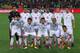 JOHANNESBURG, SOUTH AFRICA - JUNE 28: The Chile team line up ahead of the 2010 FIFA World Cup South Africa Round of Sixteen match between Brazil and Chile at Ellis Park Stadium on June 28, 2010 in Johannesburg, South Africa. (Photo by Clive Rose/Getty Images)