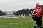 Ovi Takes Goofy Segway Pic in Front of Lincoln Memorial 
