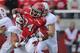 SALT LAKE CITY, UT - OCTOBER 12: James 'Bubba' Poole #34 of the Utah Utes breaks a tackle by A. J. Trarpley #17 of the Stanford Cardinal during the first half of an NCAA football game October 12, 2013 at Rice Eccles Stadium in Salt Lake City, Utah. (Photo by George Frey/Getty Images)