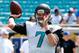 JACKSONVILLE, FL - SEPTEMBER 29: Chad Henne #7 of the Jacksonville Jaguars warms up before the game against the Indianapolis Colts at EverBank Field on September 29, 2013 in Jacksonville, Florida. (Photo by Sam Greenwood/Getty Images)