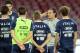 NAPLES, ITALY - OCTOBER 14: Head coach Italy Cesare Prandelli (C) speaks to his players during a training session on October 14, 2013 in Naples, Italy. (Photo by Claudio Villa/Getty Images)