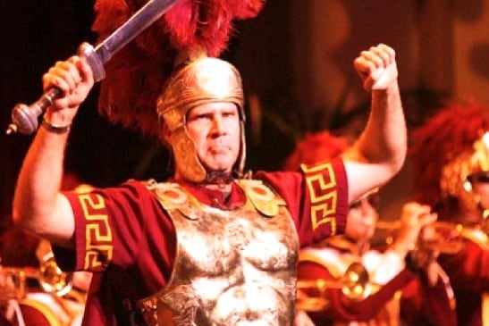 Will Ferrell Dresses in Full Trojan Gear, Leads USC Band