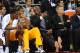 BEIJING, CHINA - OCTOBER 15: Kobe Bryant #24 of the Los Angeles Lakers looks on against the Golden State Warriors during the 2013 Global Games on October 15, 2013 at the MasterCard Center in Beijing, China. NOTE TO USER: User expressly acknowledges and agrees that, by downloading and/or using this photograph, user is consenting to the terms and conditions of the Getty Images License Agreement. Mandatory Copyright Notice: Copyright 2013 NBAE (Photo by Andrew D. Bernstein/NBAE via Getty Images)