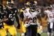 Sep 22, 2013; Pittsburgh, PA, USA; Chicago Bears running back Matt Forte (22) runs the ball against the Pittsburgh Steelers during the first quarter at Heinz Field. Mandatory Credit: Jason Bridge-USA TODAY Sports