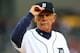 DETROIT, MI - OCTOBER 15: Manager Jim Leyland #10 of the Detroit Tigers is introduced prior to Game Three of the American League Championship Series against the Boston Red Sox at Comerica Park on October 15, 2013 in Detroit, Michigan. (Photo by Ronald Martinez/Getty Images)