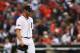 DETROIT, MI - OCTOBER 15: Justin Verlander #35 of the Detroit Tigers walks to the dugout during Game Three of the American League Championship Series against the Boston Red Sox at Comerica Park on October 15, 2013 in Detroit, Michigan. (Photo by Mike Ehrmann/Getty Images)