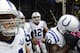 SAN DIEGO, CA-OCTOBER-14: Quarterback Andrew Luck #12 of the Indianapolis Colts leads his team down the tunnel for the start of the football game against San Diego Chargers at Qualcomm Stadium October 14, 2013 in San Diego, California. (Photo by Kevork Djansezian/Getty Images)