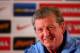 ST ALBANS, ENGLAND - OCTOBER 14: Manager Roy Hodgson of England talks to the press during a press conference following an England Training session ahead of their Group H qualifying match against Poland at London Colney on October 14, 2013 in St Albans, England. (Photo by Paul Gilham/Getty Images)