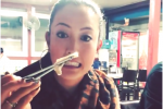 Watch: Michelle Wie Eats Live Squid