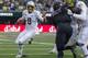 Oregon's Marcus Mariota has played in only one fourth quarter this season because of the Ducks' dominance.