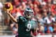 TAMPA, FL - OCTOBER 13: Nick Foles #9 of the Philadelphia Eagles passes during a game against the Tampa Bay Buccaneers at Raymond James Stadium on October 13, 2013 in Tampa, Florida. (Photo by Mike Ehrmann/Getty Images)