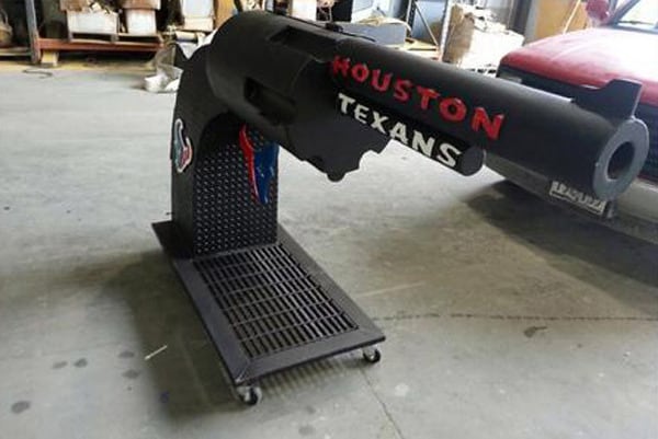 The Ultimate Gun Grill Created by Texans Fans