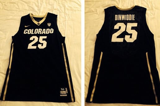 Photos: Guard Dinwiddie Unveils Road Jerseys