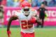 NASHVILLE, TN - OCTOBER 6: Jamaal Charles #25 of the Kansas City Chiefs carries the ball against the Tennessee Titans at LP Field on October 6, 2013 in Nashville, Tennessee. (Photo by Scott Cunningham/Getty Images)