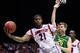 INDIANAPOLIS, IN - MARCH 29: Chane Behanan #21 of the Louisville Cardinals attempts to maintain control of the ball in the second half against E.J. Singler #25 of the Oregon Ducks during the Midwest Region Semifinal round of the 2013 NCAA Men's Basketball Tournament at Lucas Oil Stadium on March 29, 2013 in Indianapolis, Indiana. (Photo by Streeter Lecka/Getty Images)
