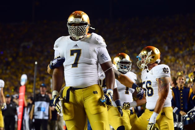 Notre Dame's Kelly: Tuitt 'Stumbled' on NFL Query