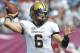 Sep 21, 2013; Foxborough, MA, USA; Vanderbilt Commodores quarterback Austyn Carta-Samuels (6) throws a pass during the second half against the Massachusetts Minutemen at Gillette Stadium. Mandatory Credit: Bob DeChiara-USA TODAY Sports
