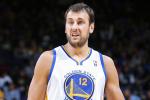 Bogut Exits Exhibition Game Early with Back Strain