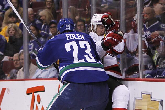 Edler Won't Change Playing Style, Despite Three Suspensions in Eight Months
