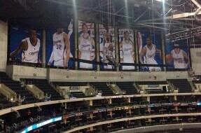 PHOTO: Clippers Will Cover Lakers Banner During Home Games