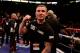 MANCHESTER, ENGLAND - NOVEMBER 30: Carl Frampton celebrates after Andrew Flintoff's victory over Richard Dawson during their International Heavyweight bout at MEN Arena on November 30, 2012 in Manchester, England. (Photo by Scott Heavey/Getty Images)