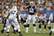 FOXBORO, MA - SEPTEMBER 12: Quarterback Tom Brady #12 of the New England Patriots calls out from under center in the first half while taking on the New York Jets at Gillette Stadium on September 12, 2013 in Foxboro, Massachusetts. (Photo by Jim Rogash/Getty Images)