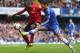 LONDON, ENGLAND - OCTOBER 19: Eden Hazard of Chelsea (R) and Kevin Theophile-Catherine of Cardiff battle for the ball during the Barclays Premier League match between Chelsea and Cardiff City at Stamford Bridge on October 19, 2013 in London, England. (Photo by Mike Hewitt/Getty Images)