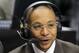 INDIANAPOLIS, IN - MARCH 10: Big Ten Network announcer Gus Johnson calls the game between the Penn State Nittany Lions and the Indiana Hoosiers during the first round of the 2011 Big Ten Men's Basketball Tournament at Conseco Fieldhouse on March 10, 2011 in Indianapolis, Indiana. (Photo by Andy Lyons/Getty Images)