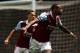 LONDON, ENGLAND - OCTOBER 19: Ricardo Vaz Te of West Ham United celebrates his goal during the Barclays Premier League match between West Ham United and Manchester City at the Boleyn Ground on October 19, 2013 in London, England. (Photo by Jan Kruger/Getty Images)