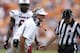 KNOXVILLE, TN - OCTOBER 19: Head coach Steve Spurrier of the South Carolina Gamecocks argues with an official in the first half of the game against the Tennessee Volunteers at Neyland Stadium on October 19, 2013 in Knoxville, Tennessee. (Photo by Joe Robbins/Getty Images)