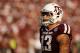 COLLEGE STATION, TX - SEPTEMBER 14: Mike Evans #13 of Texas A&M Aggies reacts to a play in the fourth quarter during the game against the Alabama Crimson Tide at Kyle Field on September 14, 2013 in College Station, Texas. (Photo by Scott Halleran/Getty Images)