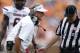 South Carolina coach Steve Spurrier pleads his case with a game official.