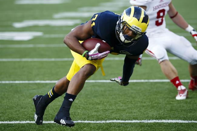 Michigan's Jeremy Gallon is going off right now.